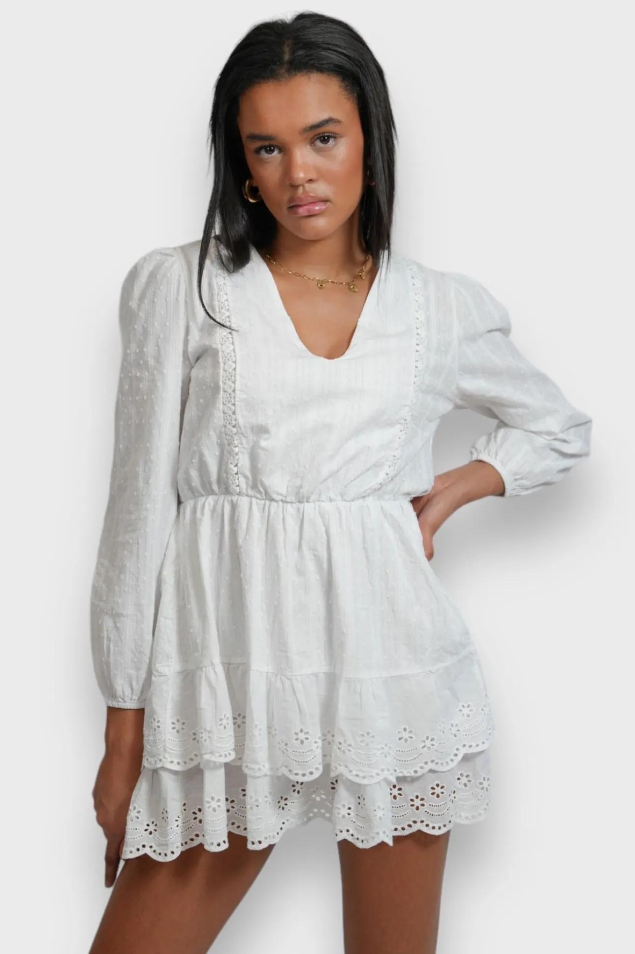 Robes>Meet Me There Olivia Dress White