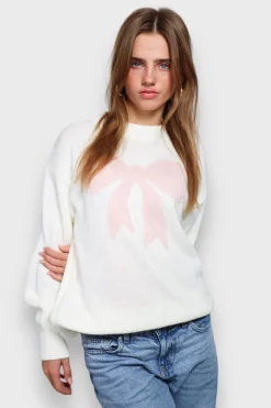 Gilets Et Pulls>Meet Me There Ribbon Sweater