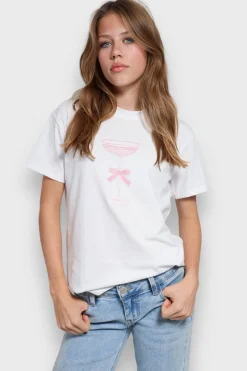 T-Shirts>Meet Me There Ribbon T-Shirt