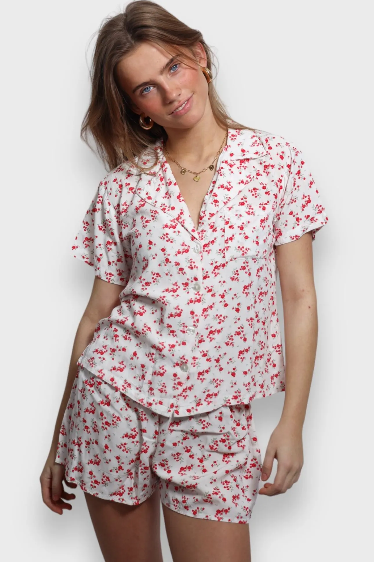 Loungewear>Meet Me There Rosy Pyjama
