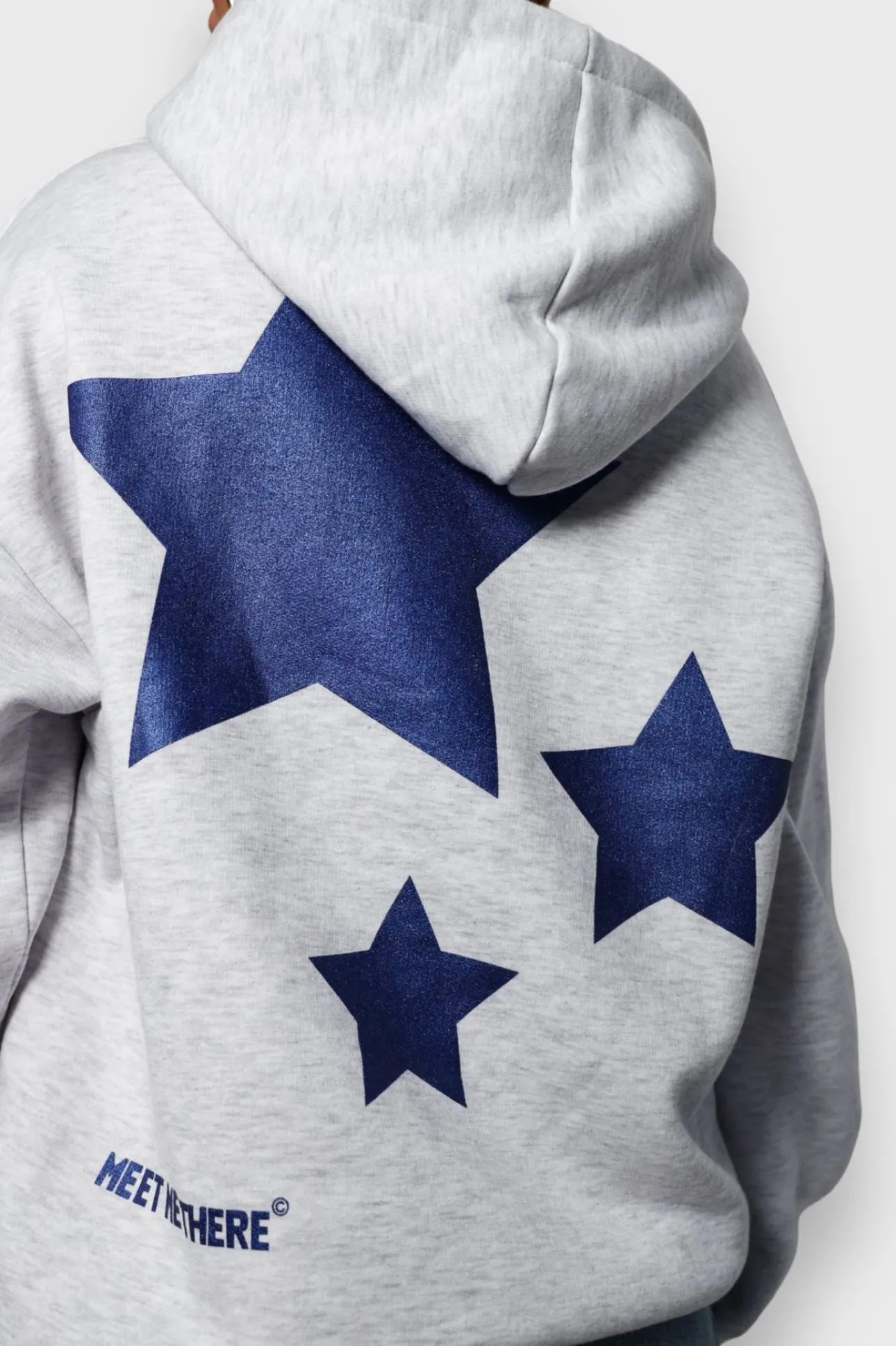 Hoodies En Sweaters>Meet Me There Stargirl Hoodie Grey