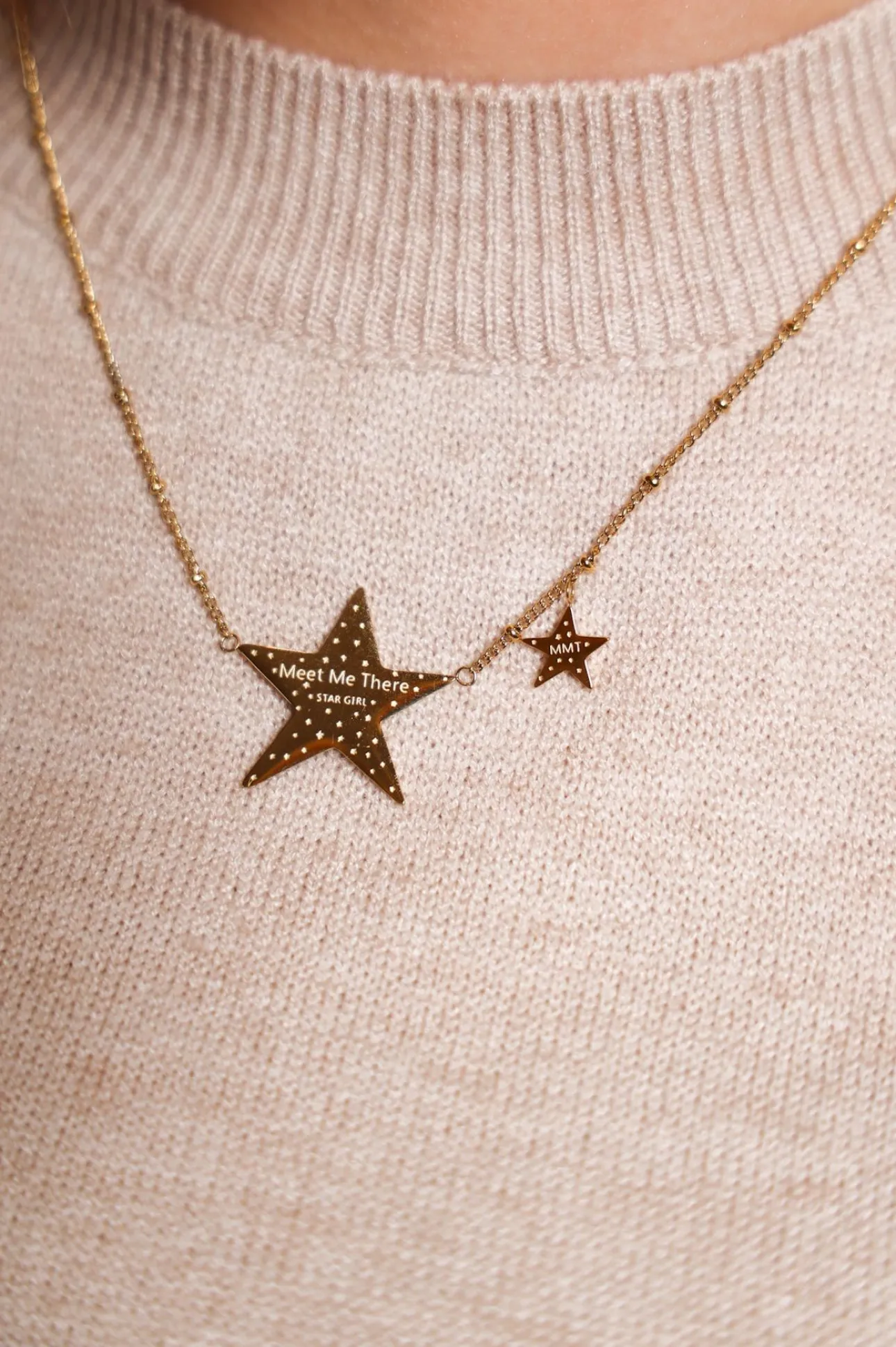 Bijoux>Meet Me There Stargirl Necklace Gold