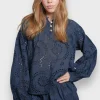 Hauts>Meet Me There Summertime Blouse Navy