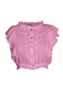 Blouses>Meet Me There Sunshine Blouse Coral