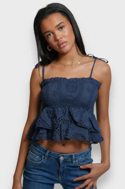 Hauts>Meet Me There Top "Poppy" Marine