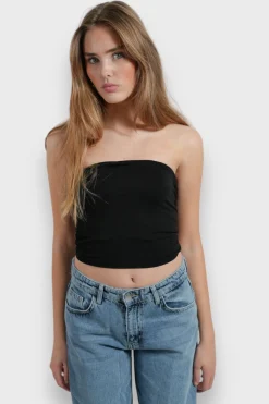 Hauts>Meet Me There Tube Top Black