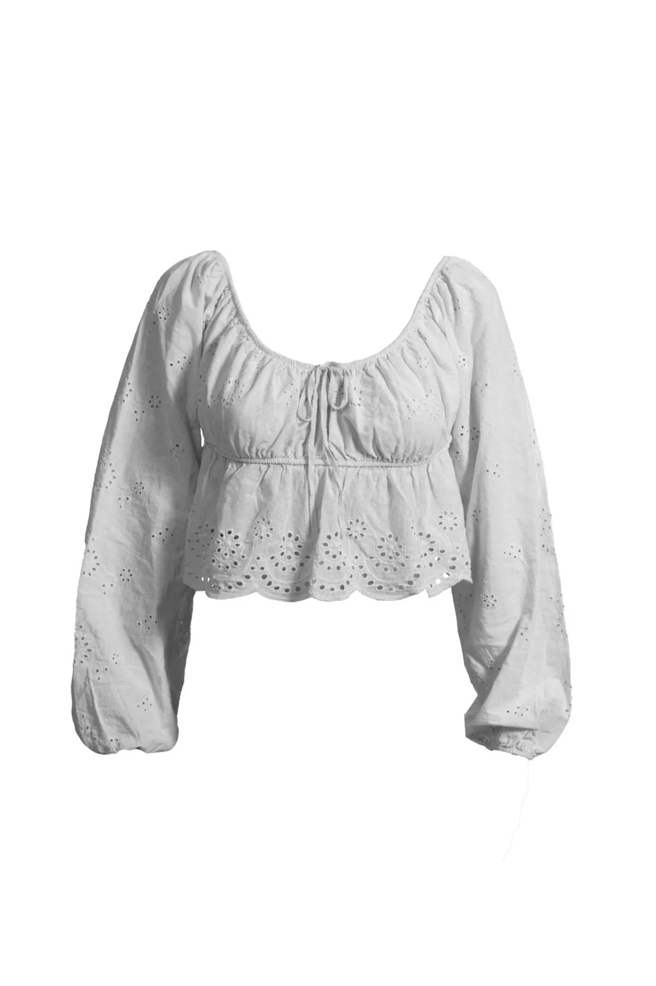 Blouses>Meet Me There Violet Blouse White